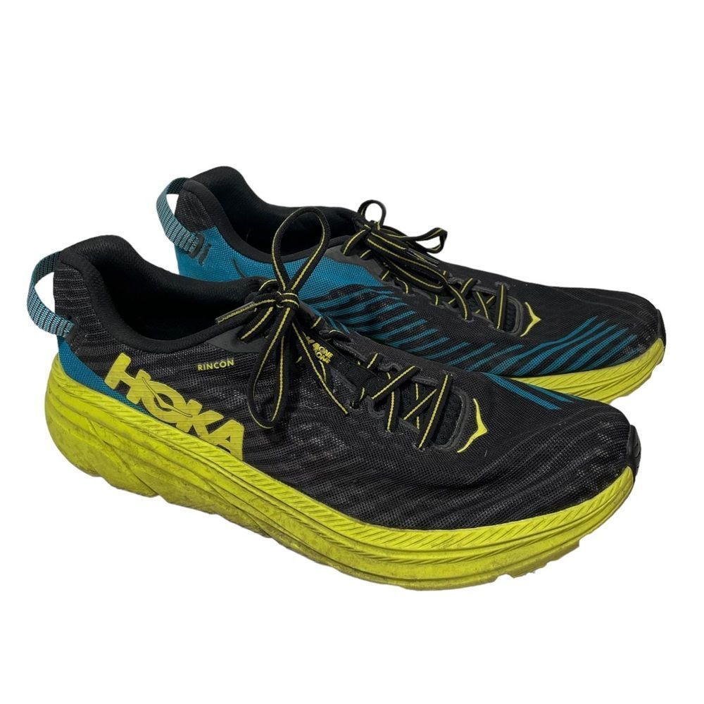 Hoka Blue & Green Comfort Athletic Shoes